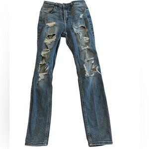 Hollister Curvy High Rise Super Skinny Jeans - Womens Size 3S